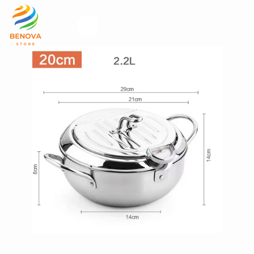 EasyFry®. Olla para Freír con Control de Temperatura. ¡FRÍE SIN SALPICADURAS Y CON TODO EL SABOR!